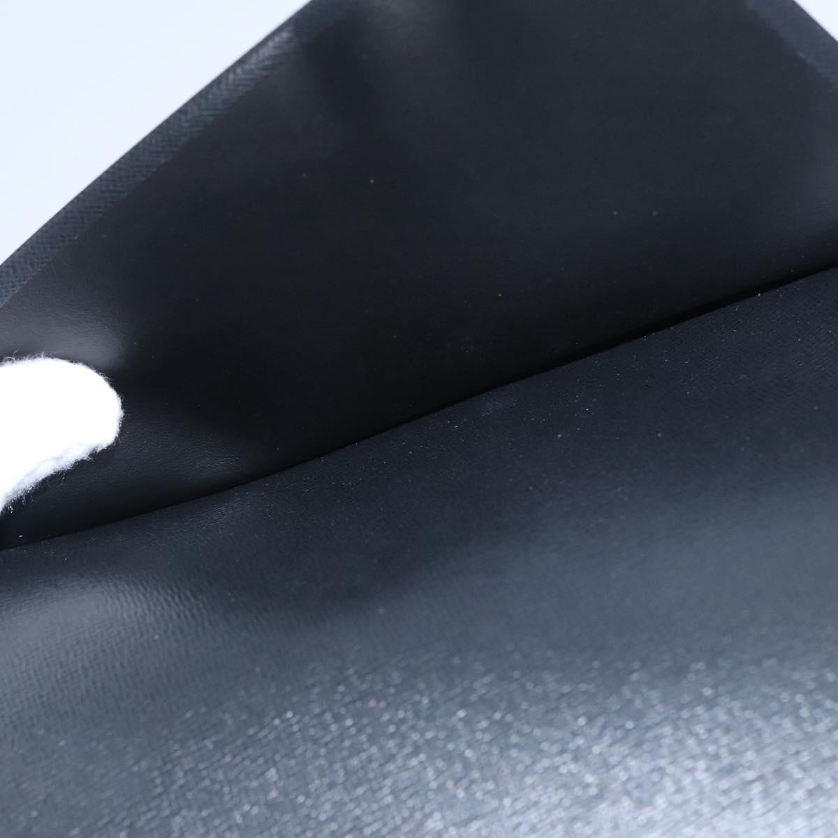 Louis Vuitton Agenda Cover Black Leather Wallet (Pre-Owned)
