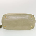 Prada Grey Leather Handbag (Pre-Owned)