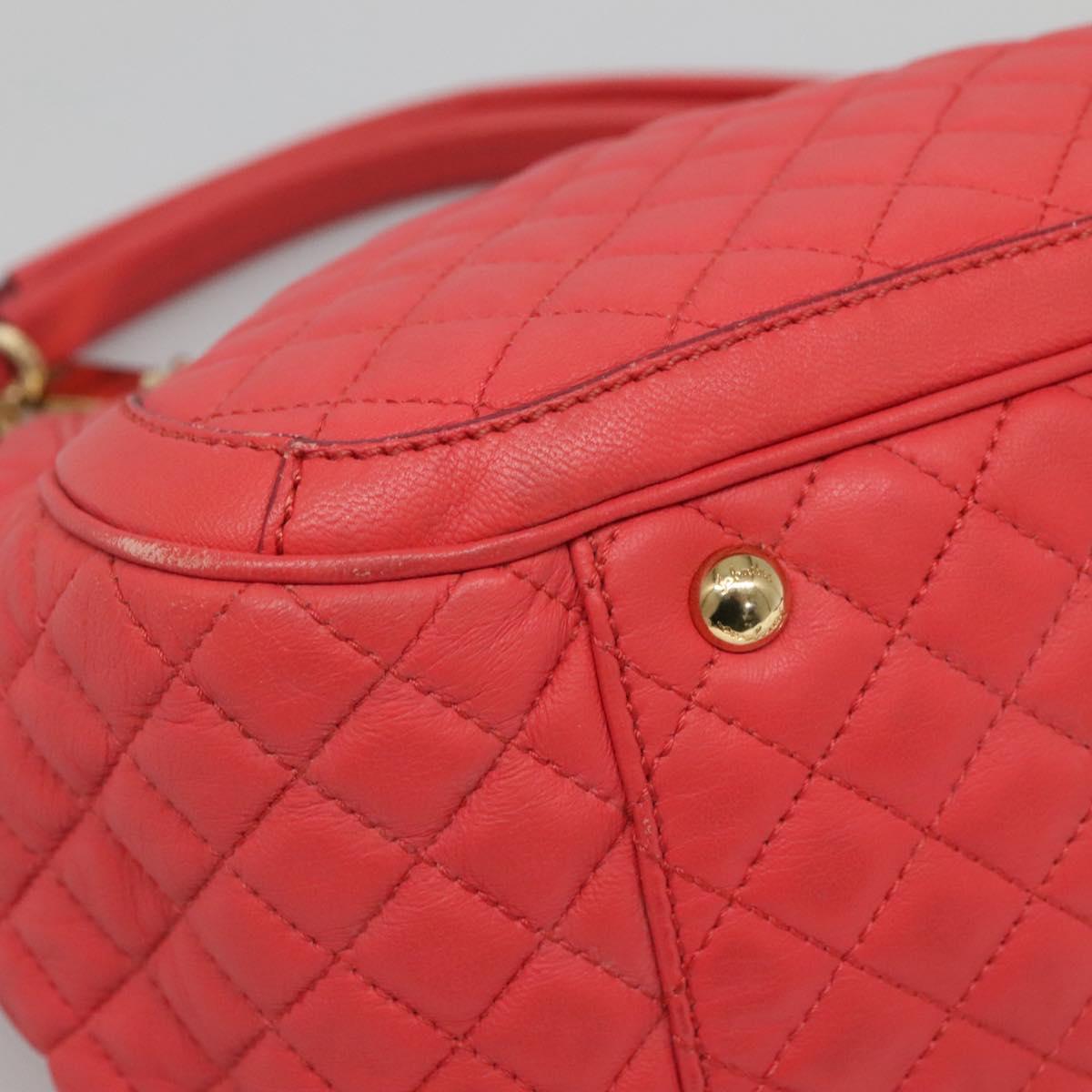 Salvatore Ferragamo Gancini Pink Leather Shoulder Bag (Pre-Owned)