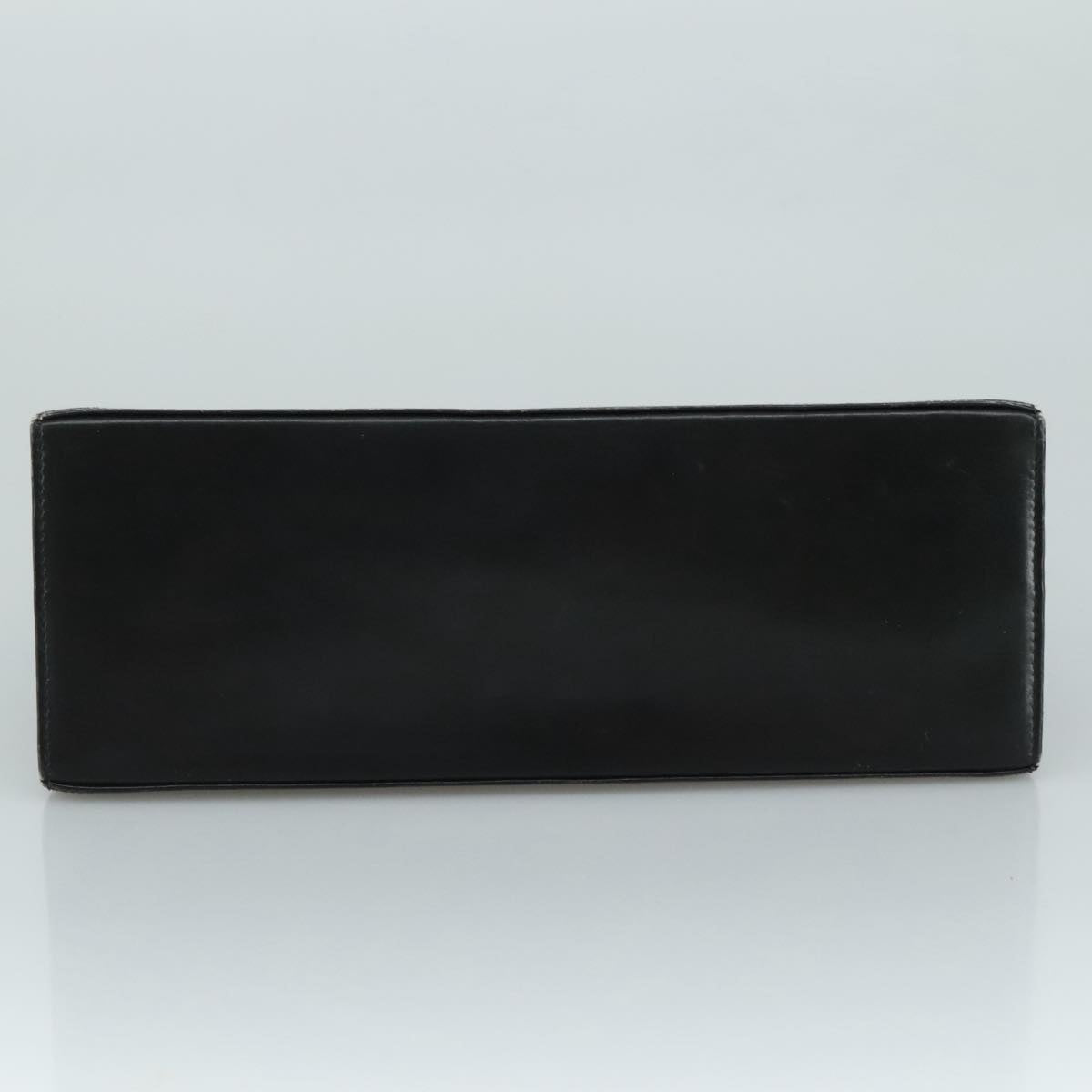 Salvatore Ferragamo Gancini Black Leather Handbag (Pre-Owned)