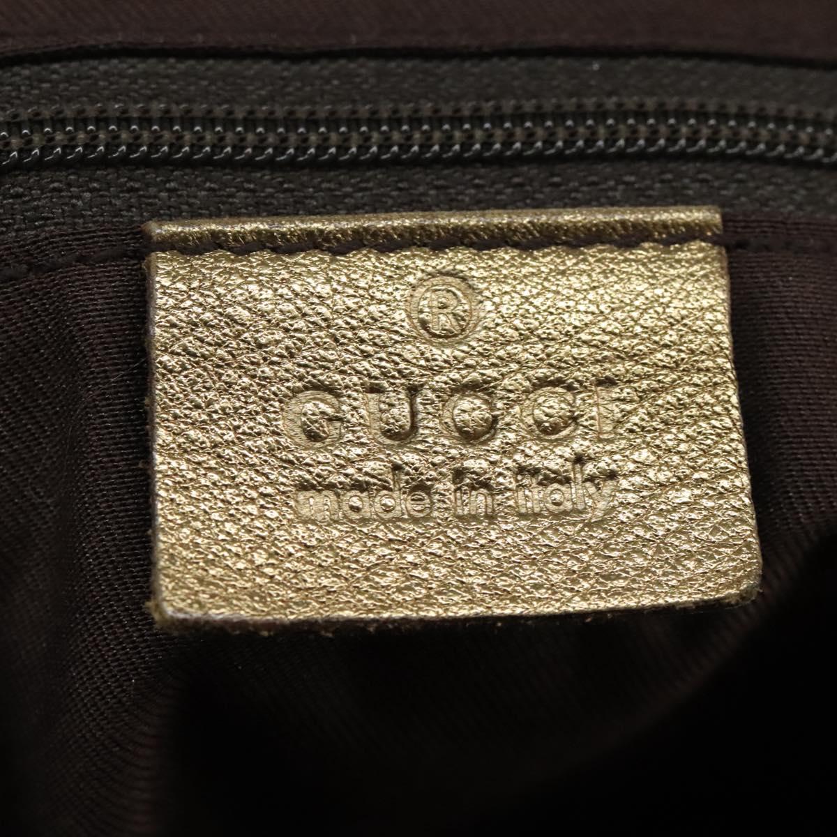 Gucci Princy Brown Canvas Tote Bag (Pre-Owned)
