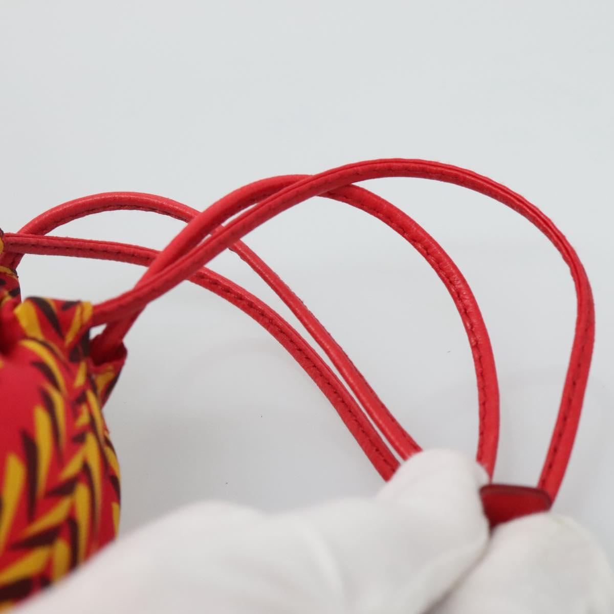 Prada Tessuto Red Silk Shoulder Bag (Pre-Owned)