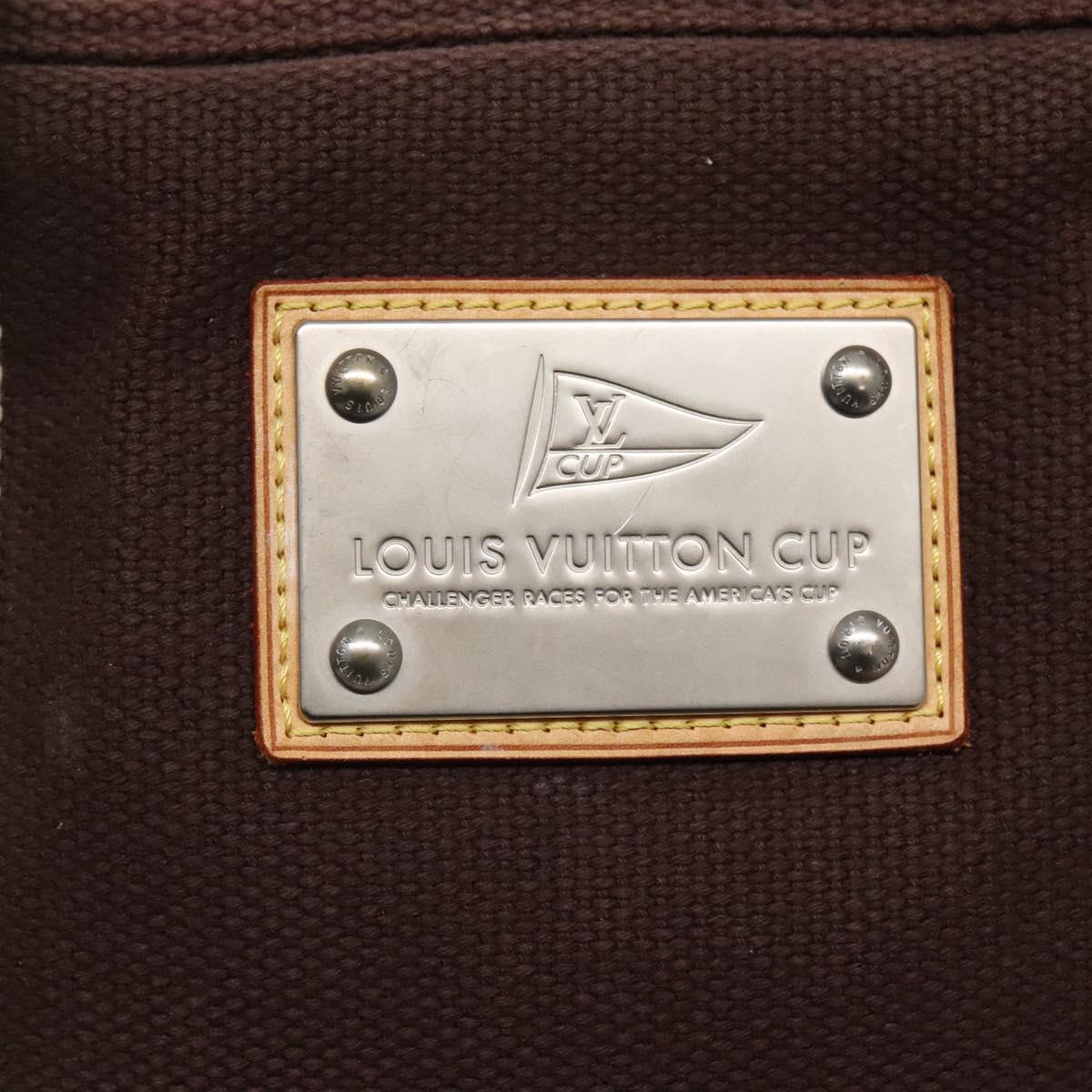 Louis Vuitton Antigua Brown Canvas Tote Bag (Pre-Owned)