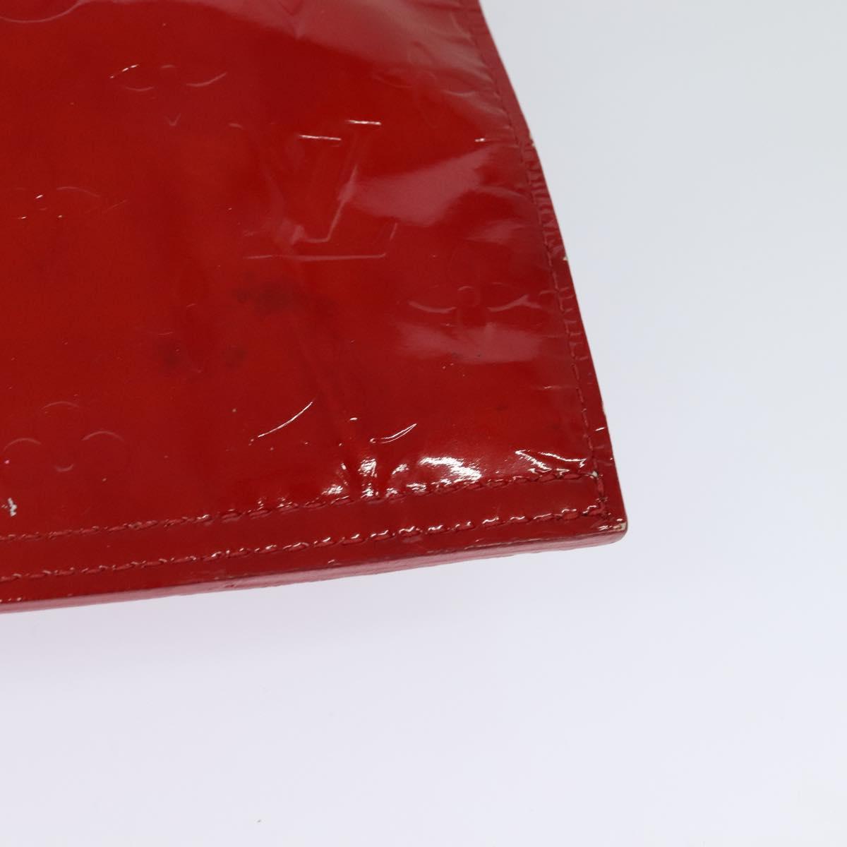 Louis Vuitton Stanton Red Patent Leather Tote Bag (Pre-Owned)