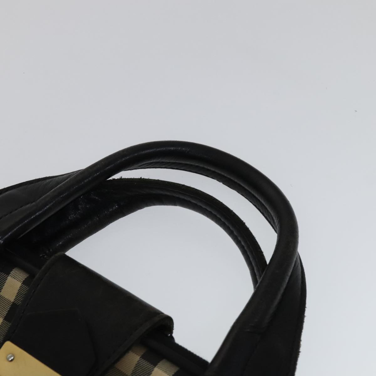 Burberry Nova Check Beige Canvas Travel Bag (Pre-Owned)