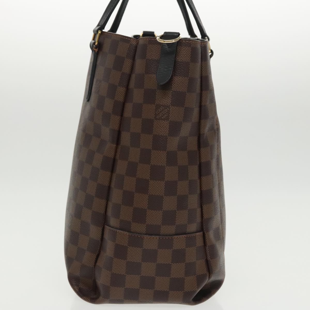 Louis Vuitton Belmont Brown Canvas Tote Bag (Pre-Owned)