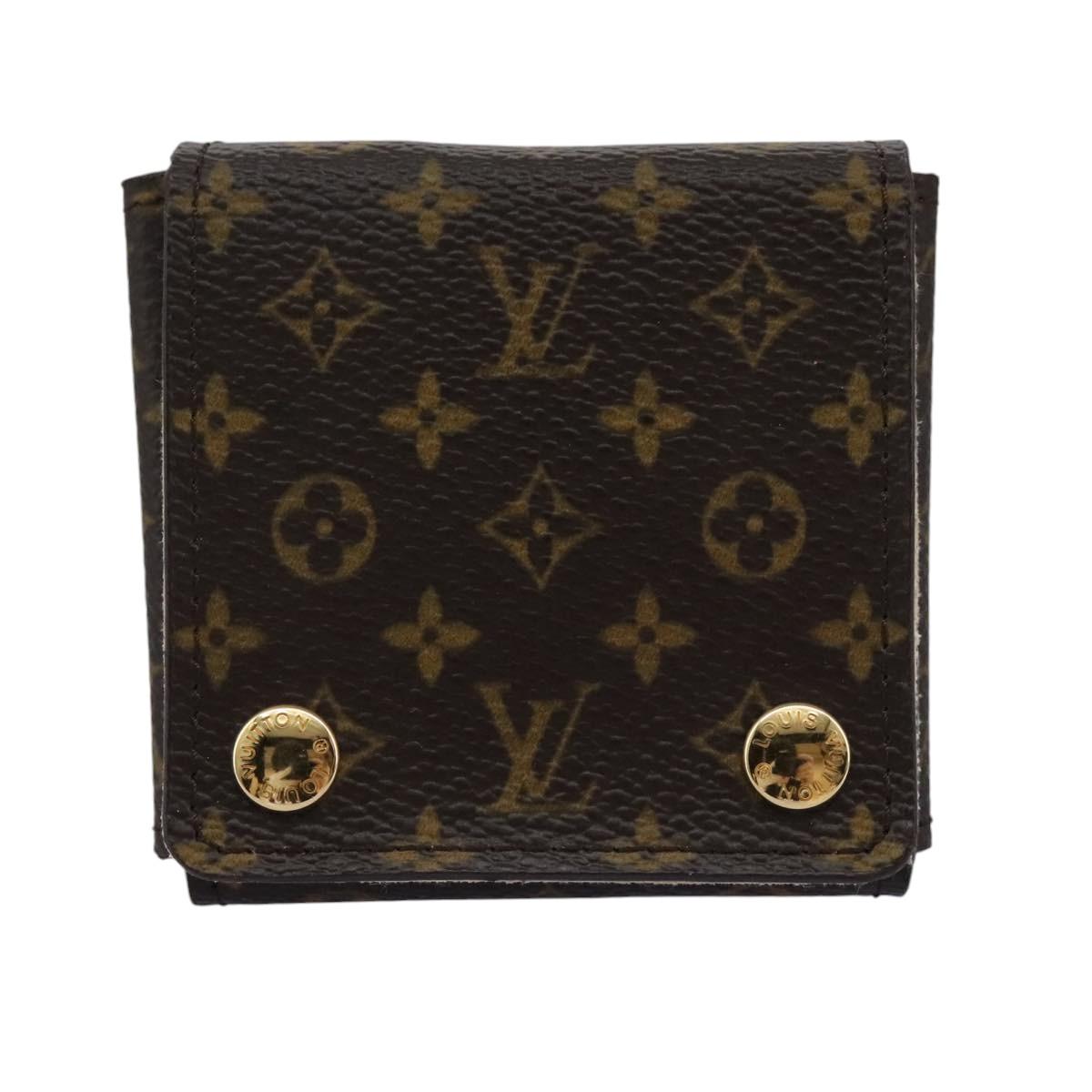 Louis Vuitton Jewelry Case Brown Canvas Wallet (Pre-Owned)