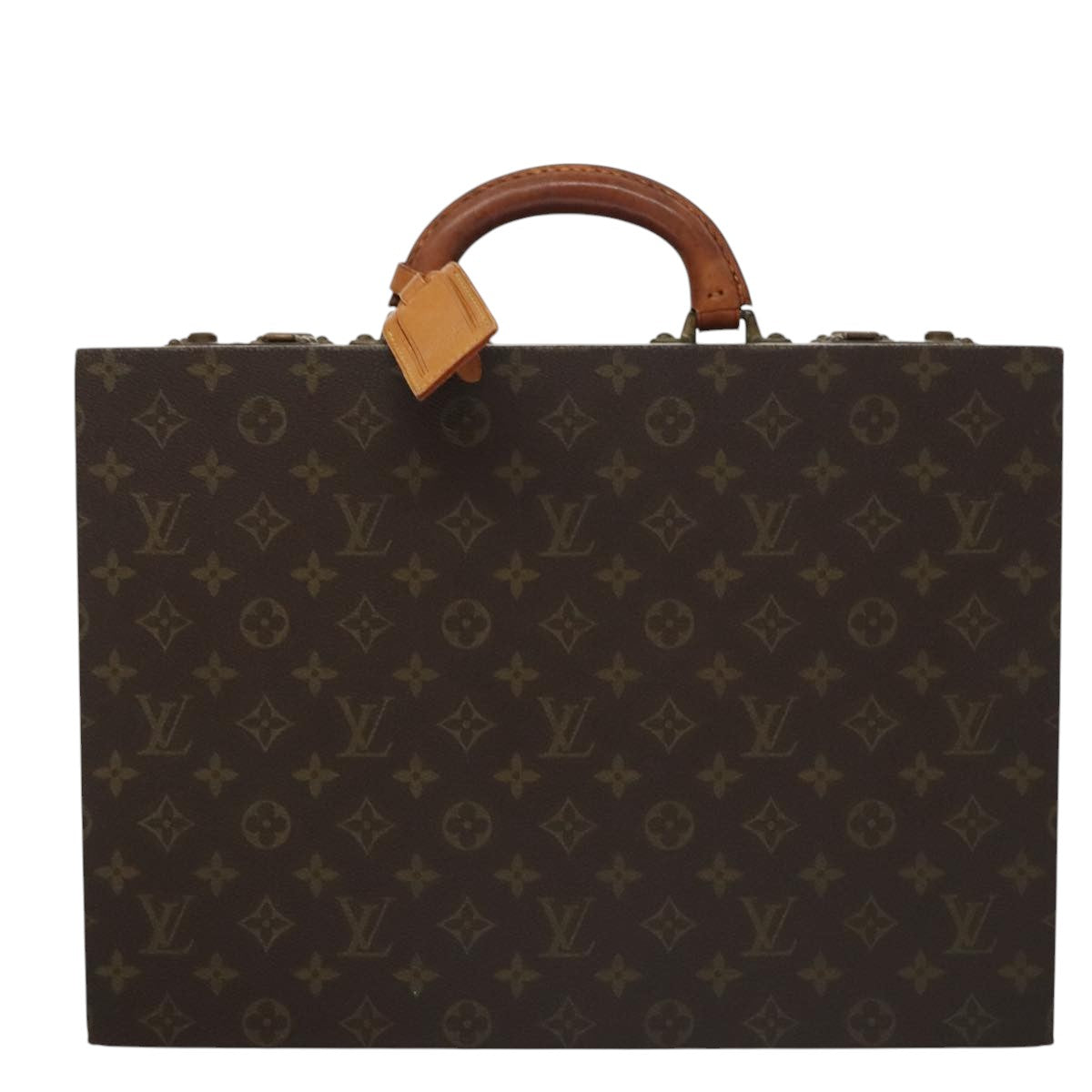 Louis Vuitton President Brown Canvas Briefcase Bag (Pre-Owned)