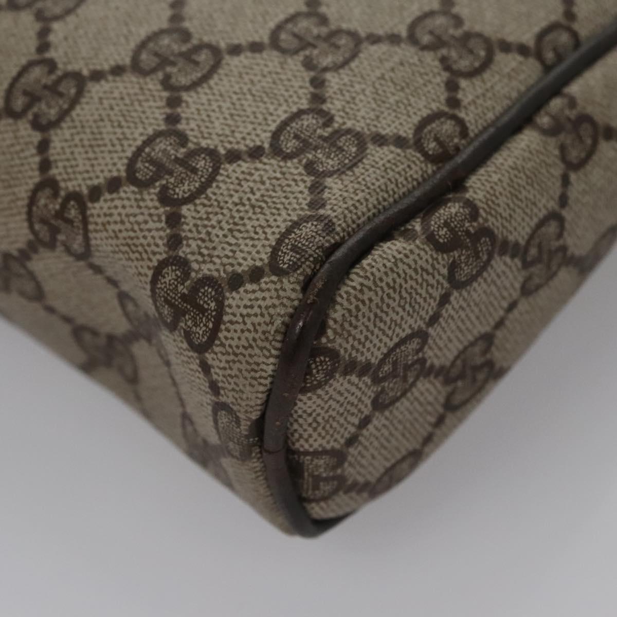 Gucci Ophidia Beige Canvas Clutch Bag (Pre-Owned)