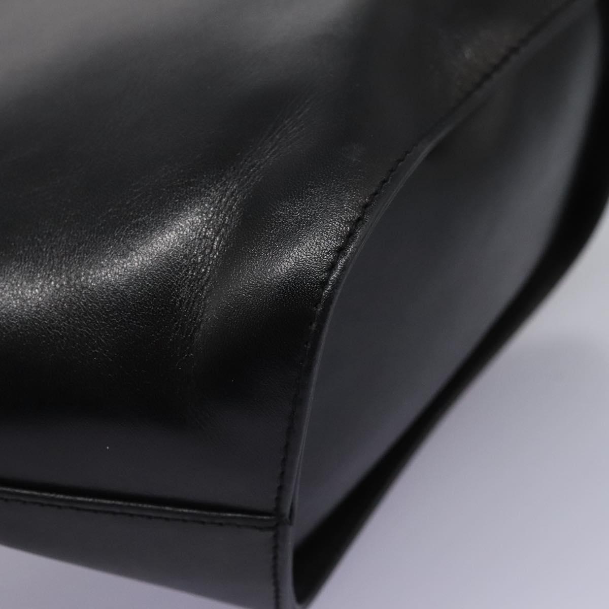 Salvatore Ferragamo - Black Leather Shoulder Bag (Pre-Owned)