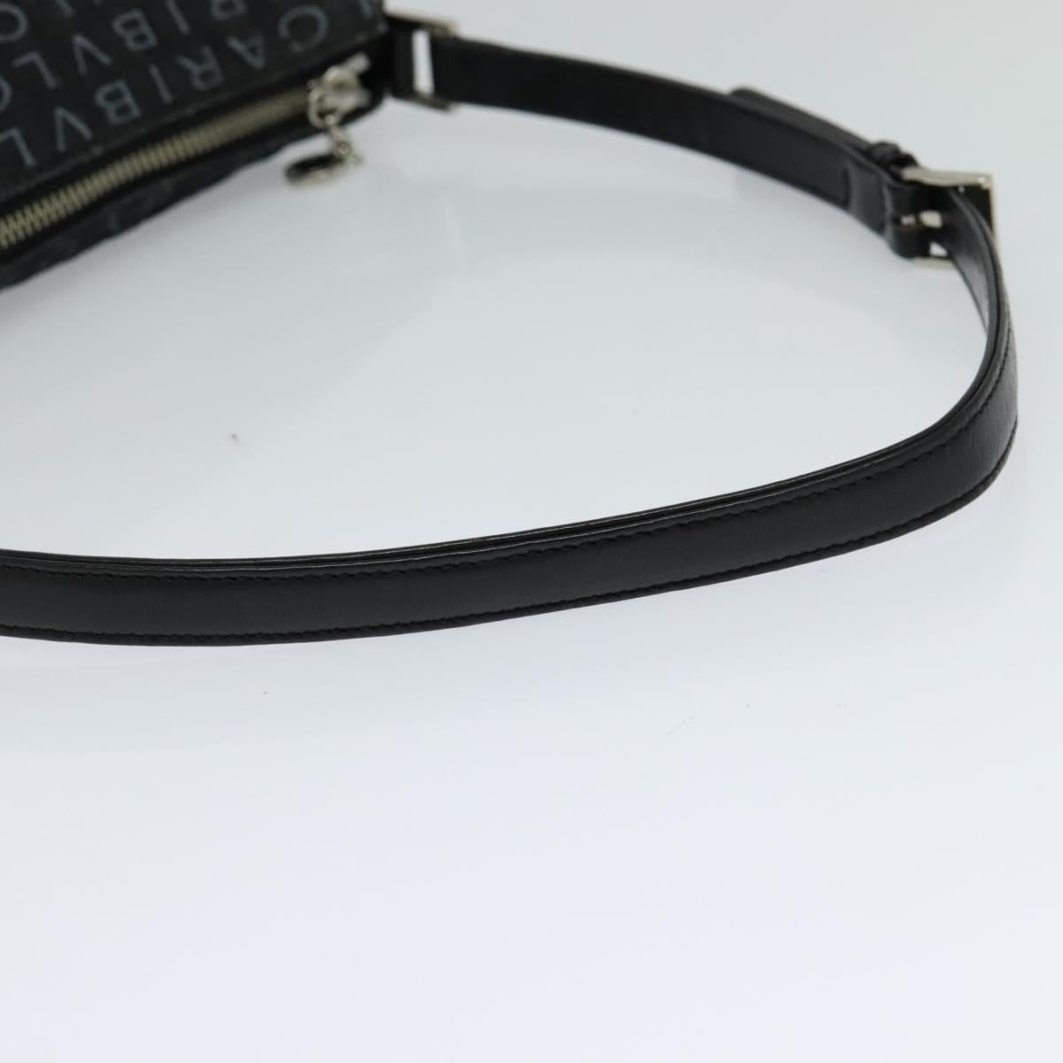 Bulgari Black Canvas Shoulder Bag (Pre-Owned)