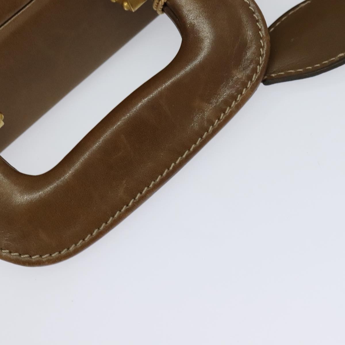 Loewe Anagram Beige Leather Briefcase Bag (Pre-Owned)