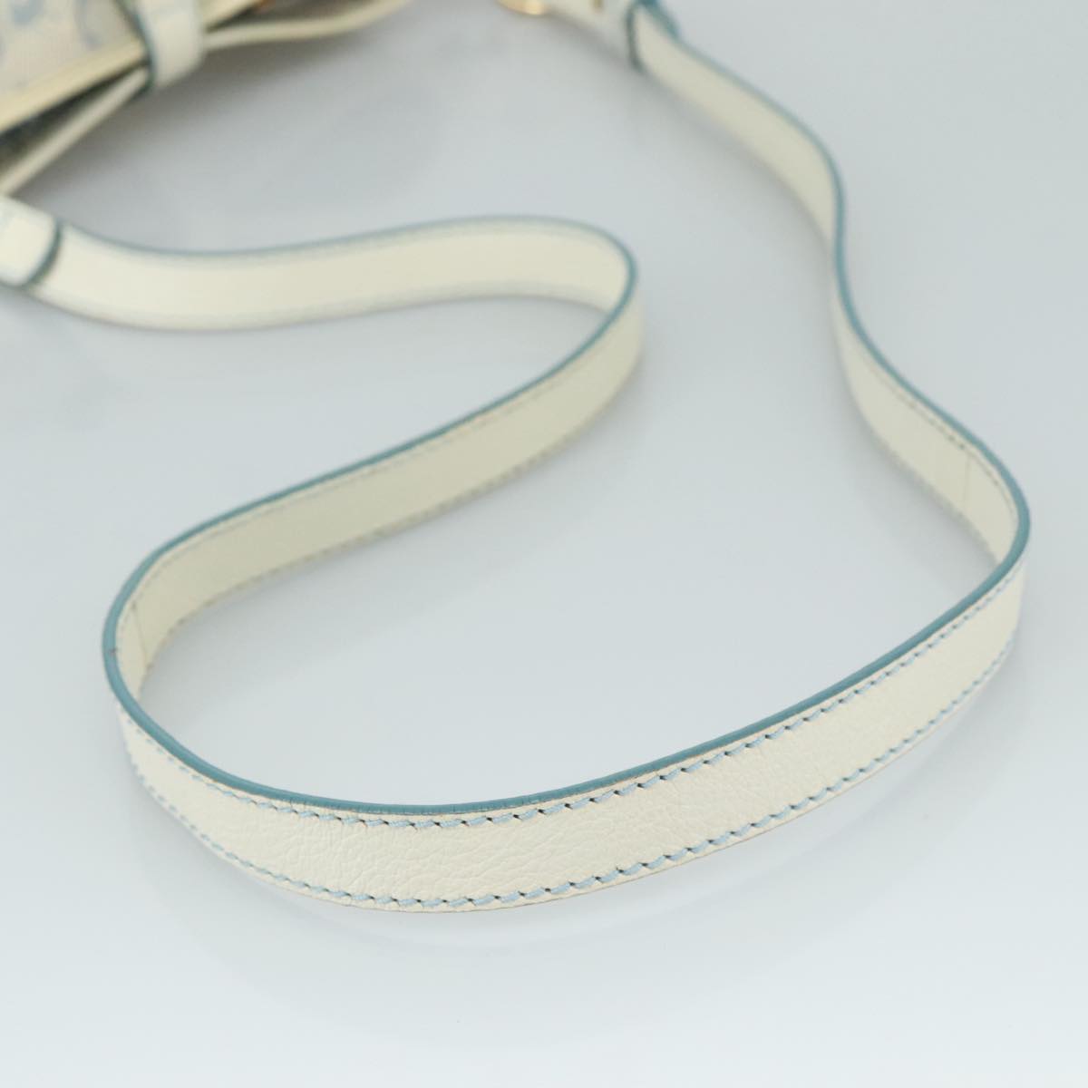 Céline Macadam Blue Canvas Shoulder Bag (Pre-Owned)