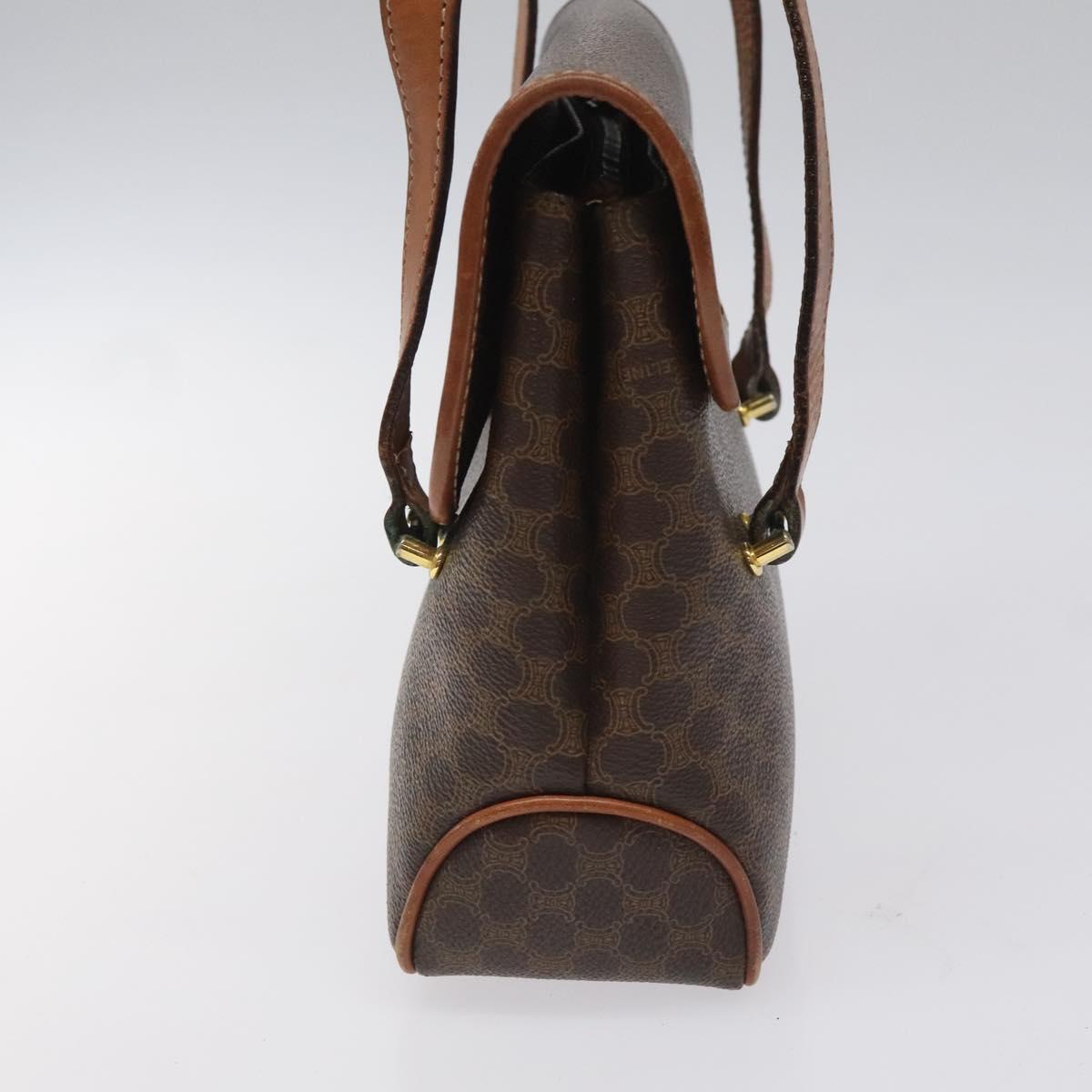 Céline Macadam Brown Canvas Handbag (Pre-Owned)