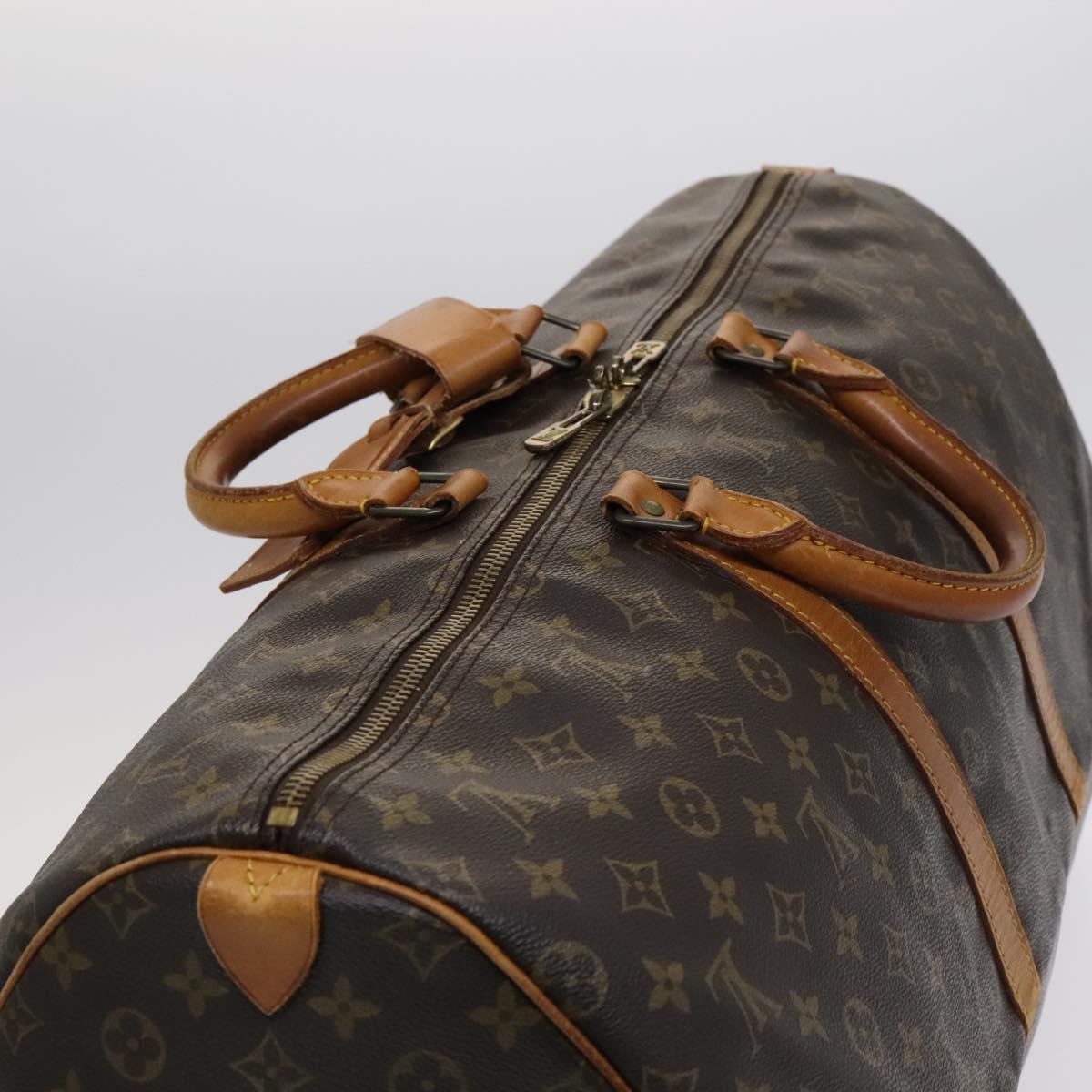 Louis Vuitton Keepall 50 Black Canvas Travel Bag (Pre-Owned)