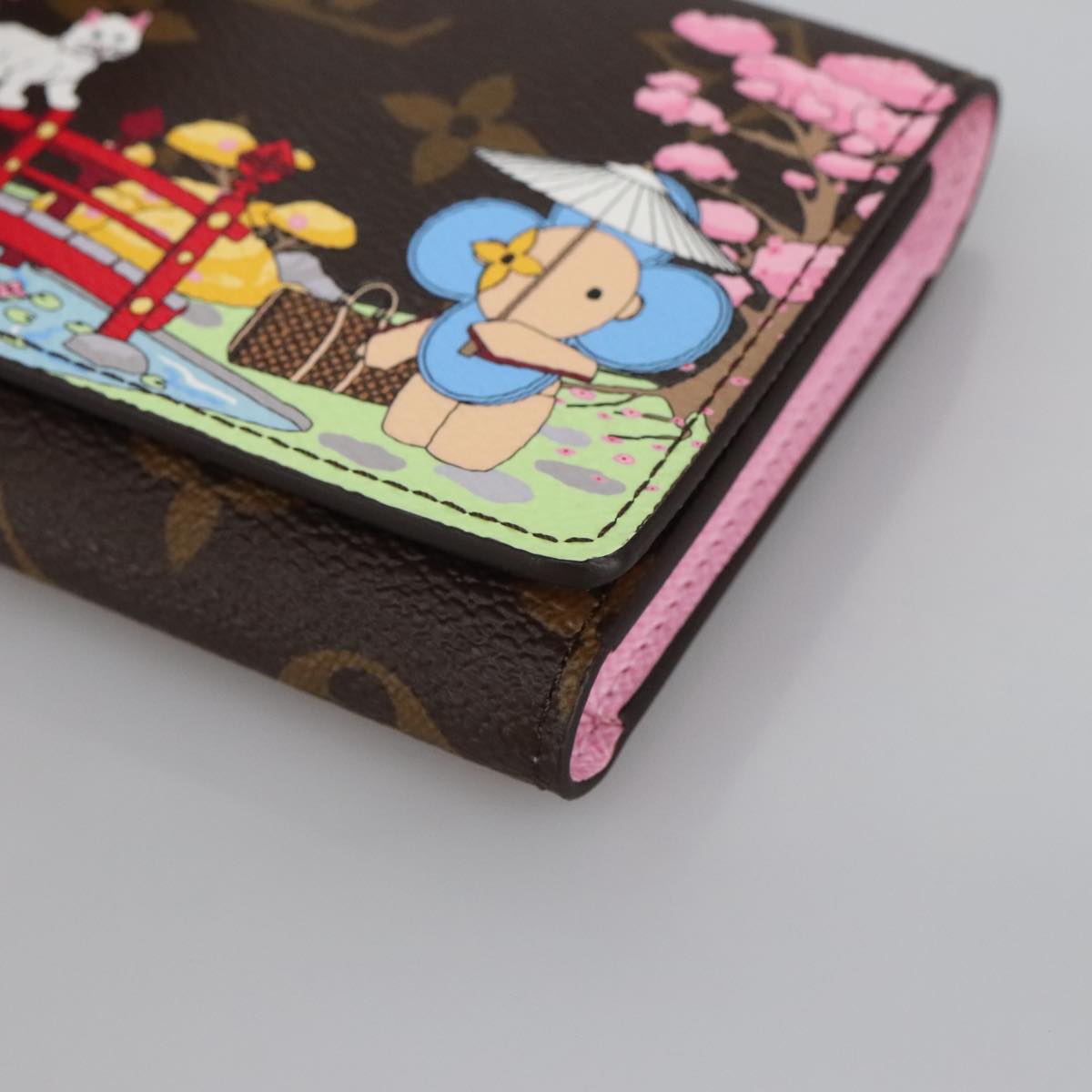 Louis Vuitton Portefeuille Victorine Brown Canvas Wallet (Pre-Owned)