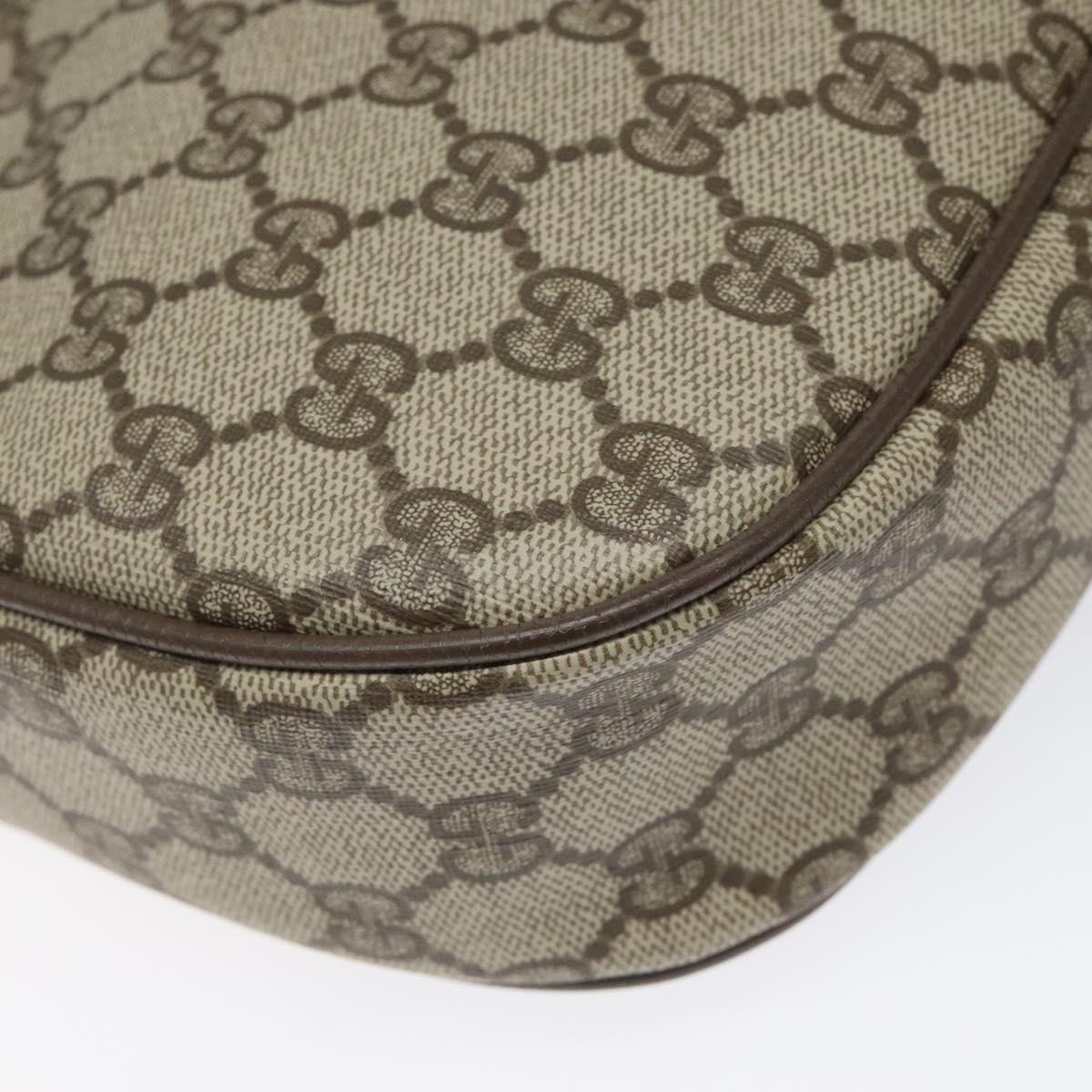Gucci Ophidia Beige Canvas Clutch Bag (Pre-Owned)