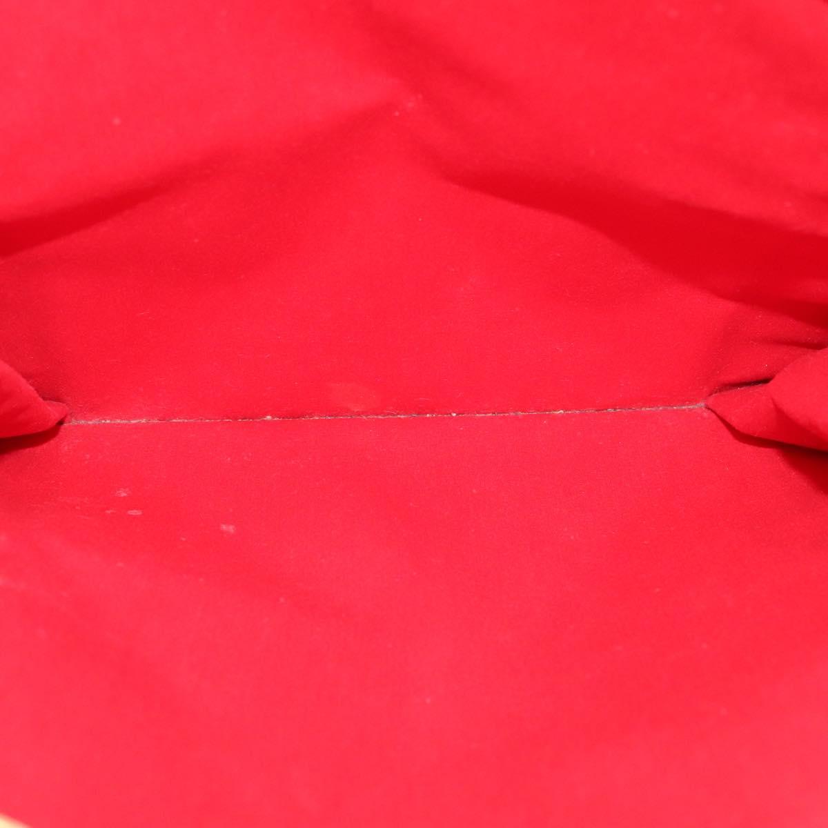 Louis Vuitton Stanton Red Patent Leather Tote Bag (Pre-Owned)