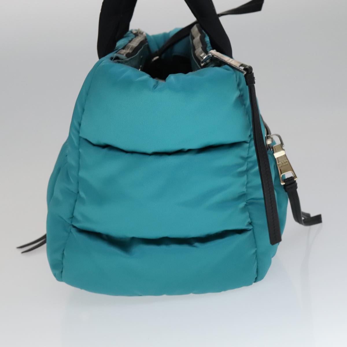 Prada Turquoise Synthetic Handbag (Pre-Owned)