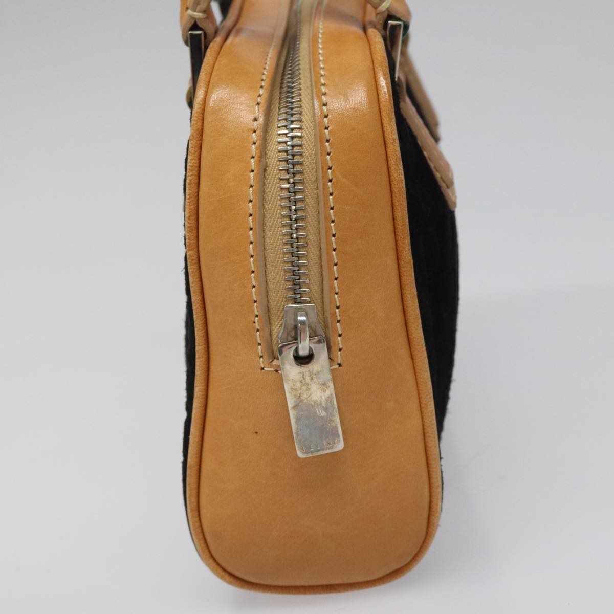 Céline Macadam Black Suede Handbag (Pre-Owned)