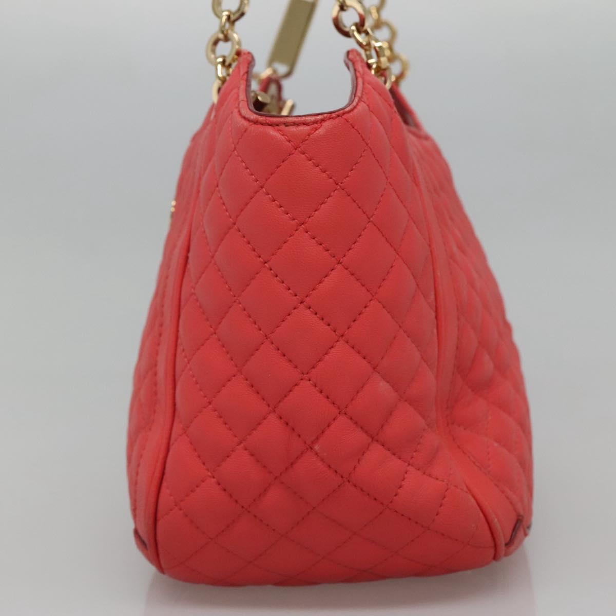 Salvatore Ferragamo Gancini Pink Leather Shoulder Bag (Pre-Owned)