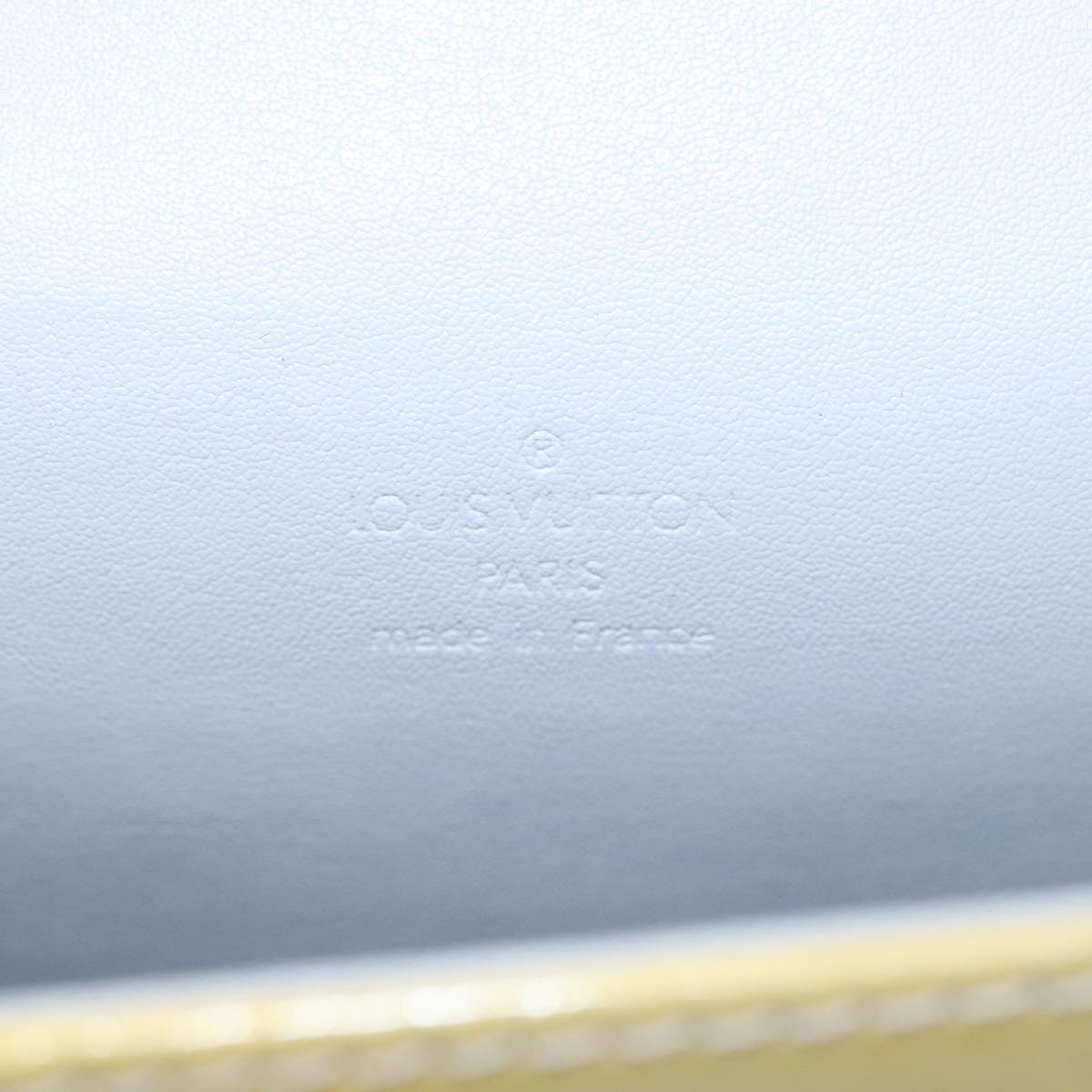 Louis Vuitton Spring Street Yellow Patent Leather Handbag (Pre-Owned)
