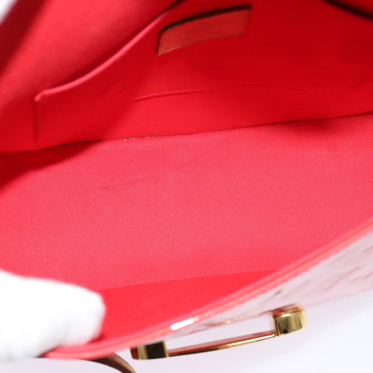 Louis Vuitton Bellflower Red Patent Leather Shoulder Bag (Pre-Owned)