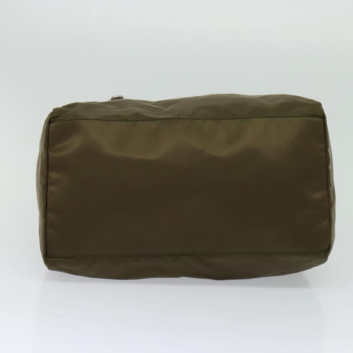 Prada Tessuto Khaki Synthetic Travel Bag (Pre-Owned)