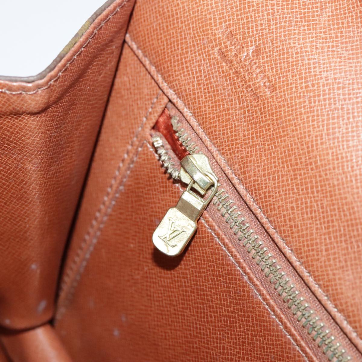 Louis Vuitton Pochette Dame Brown Canvas Clutch Bag (Pre-Owned)