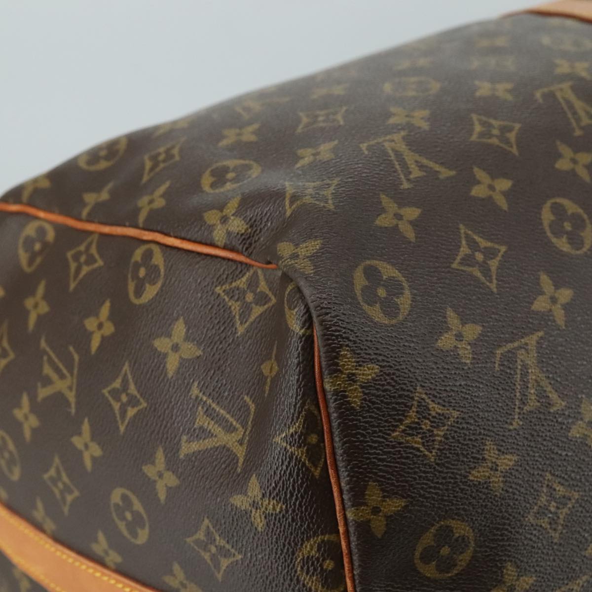 Louis Vuitton Keepall 60 Brown Canvas Travel Bag (Pre-Owned)