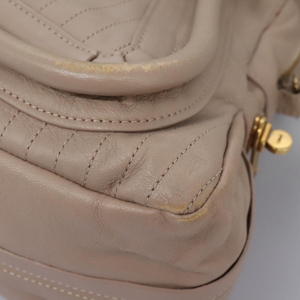 Chloé Paraty Beige Leather Handbag (Pre-Owned)