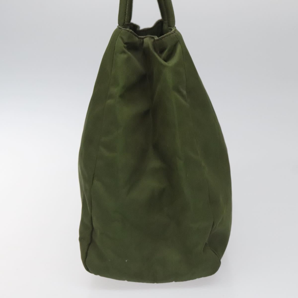 Prada Khaki Synthetic Tote Bag (Pre-Owned)