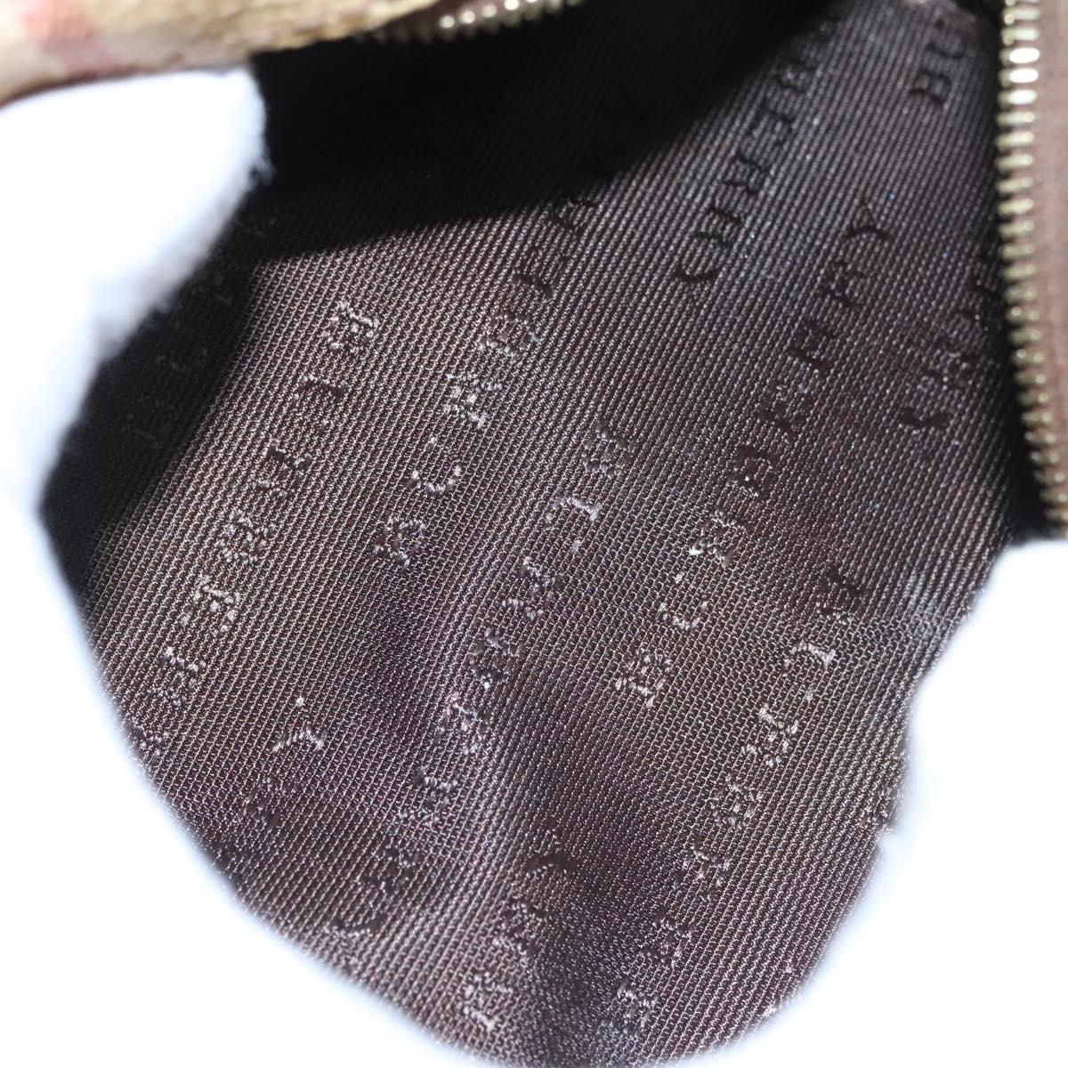Burberry Nova Check Beige Canvas Clutch Bag (Pre-Owned)