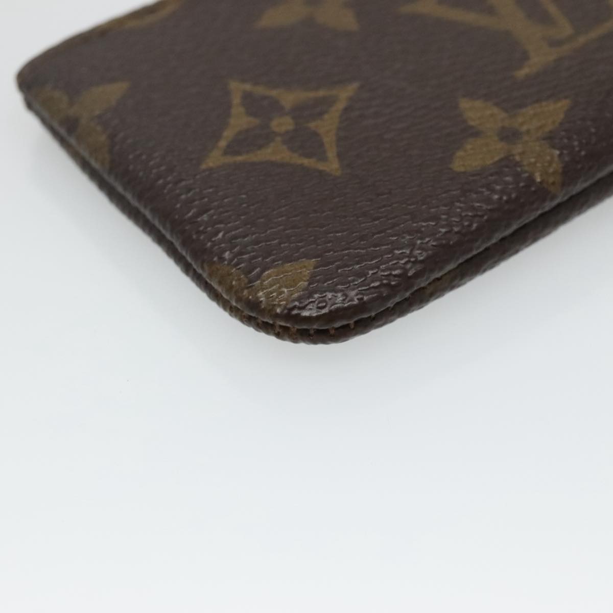 Louis Vuitton Pochette Clés Brown Canvas Wallet (Pre-Owned)