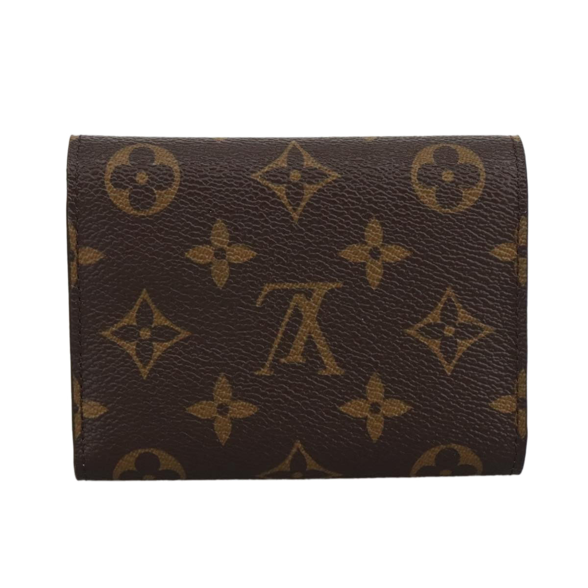 Louis Vuitton Portefeuille Victorine Brown Canvas Wallet (Pre-Owned)