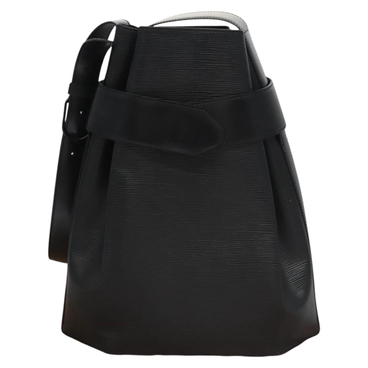 Louis Vuitton Sac D'épaule Black Leather Shoulder Bag (Pre-Owned)