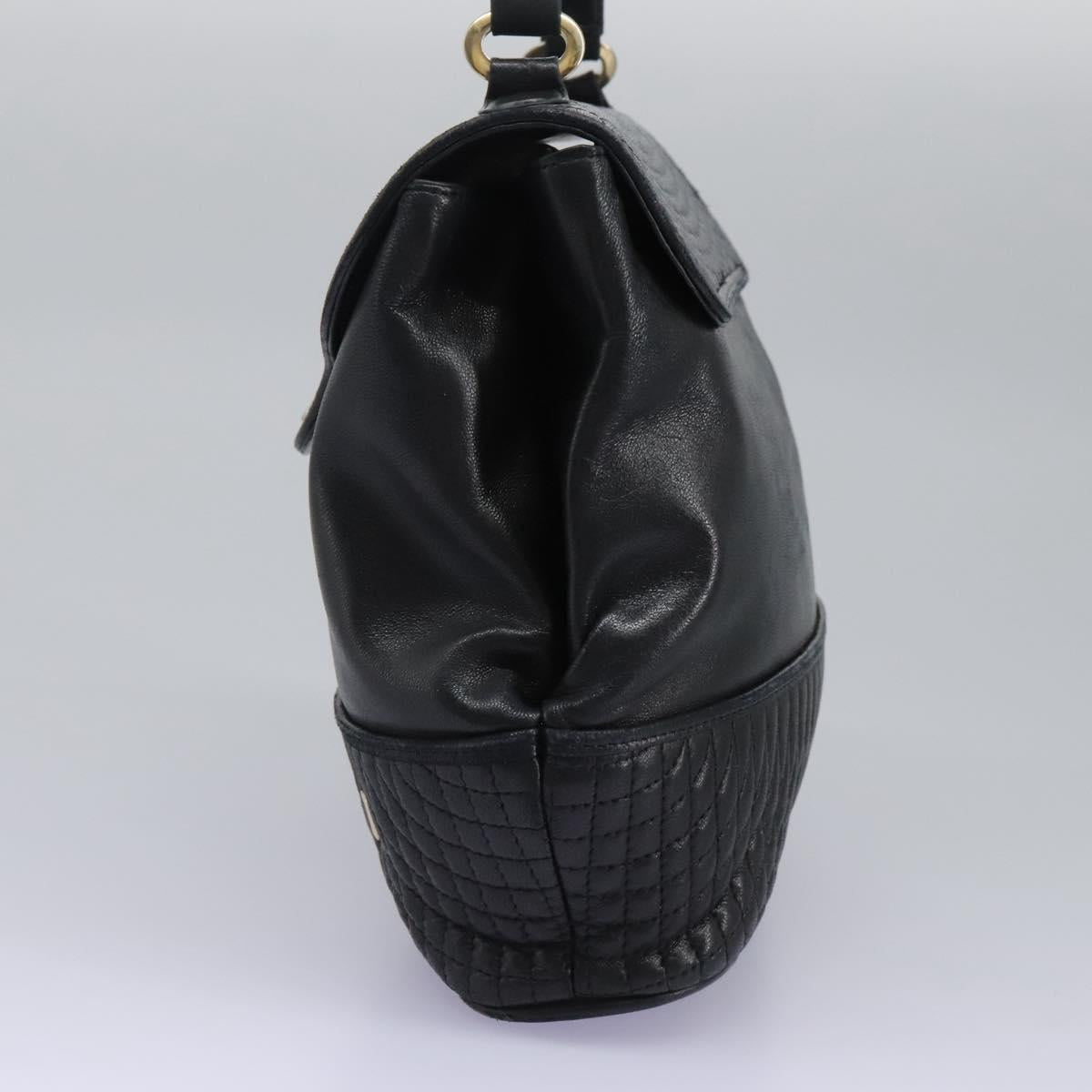 Bally Black Leather Handbag (Pre-Owned)