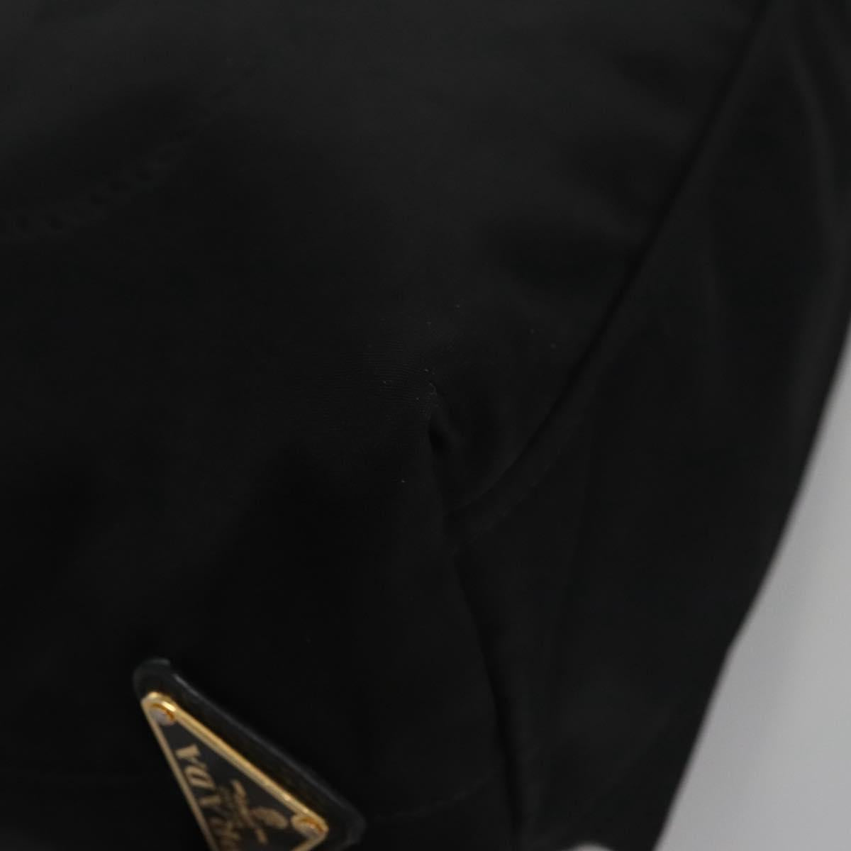 Prada Tessuto Black Synthetic Handbag (Pre-Owned)