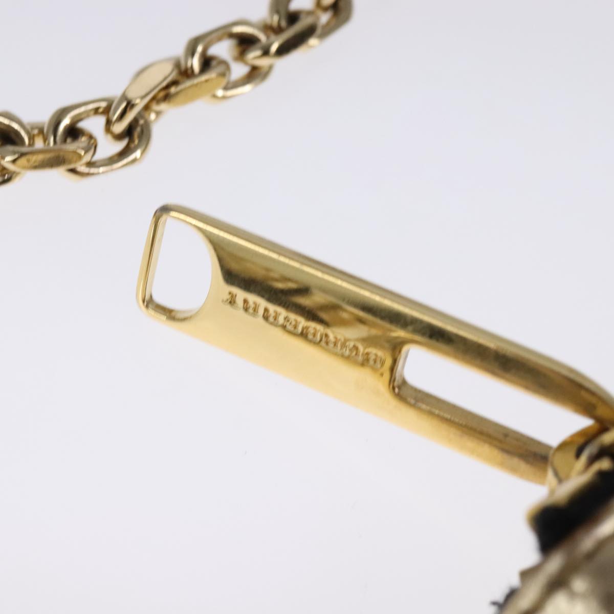 Burberry Gold Leather Shoulder Bag (Pre-Owned)