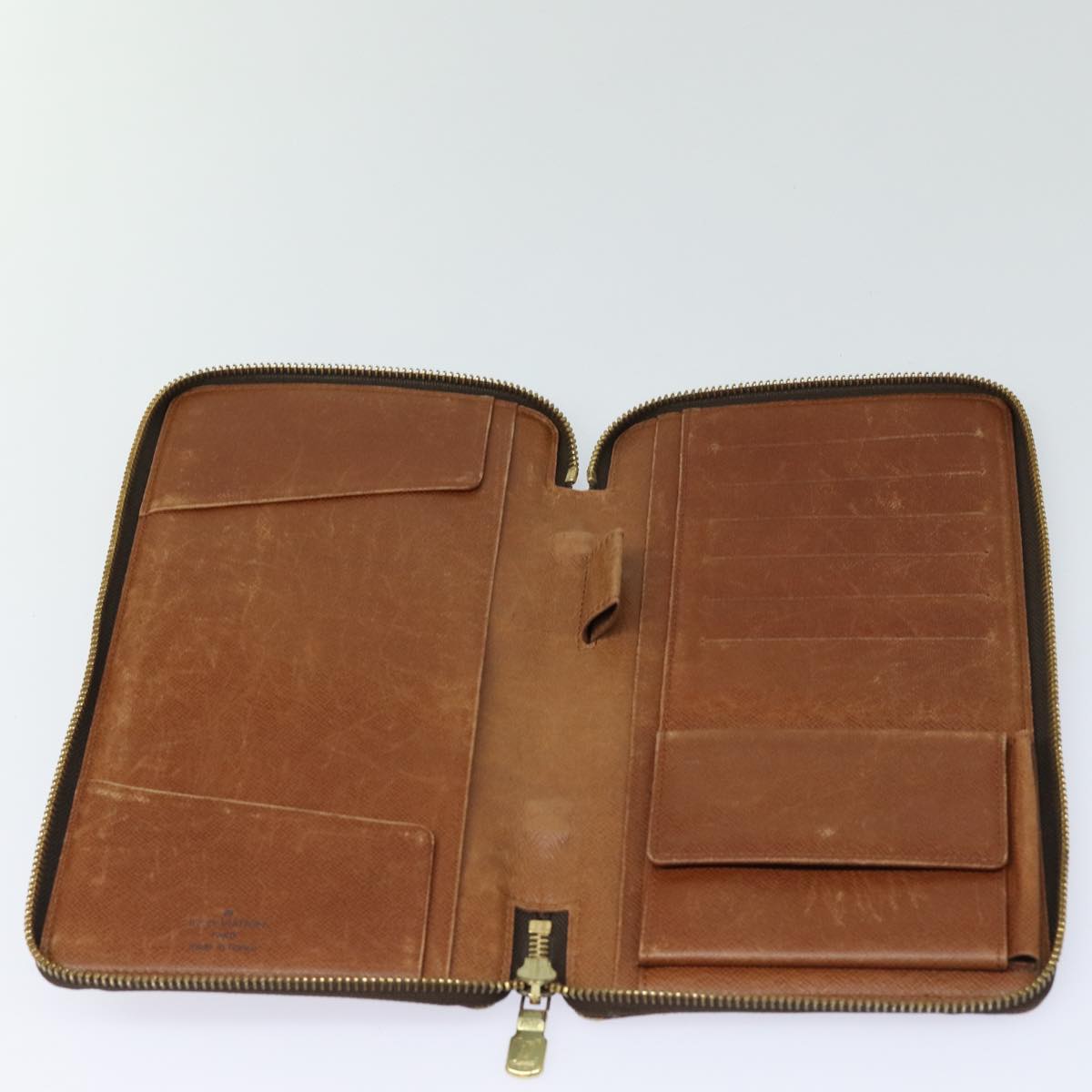 Louis Vuitton Organiser De Voyage Brown Canvas Wallet (Pre-Owned)