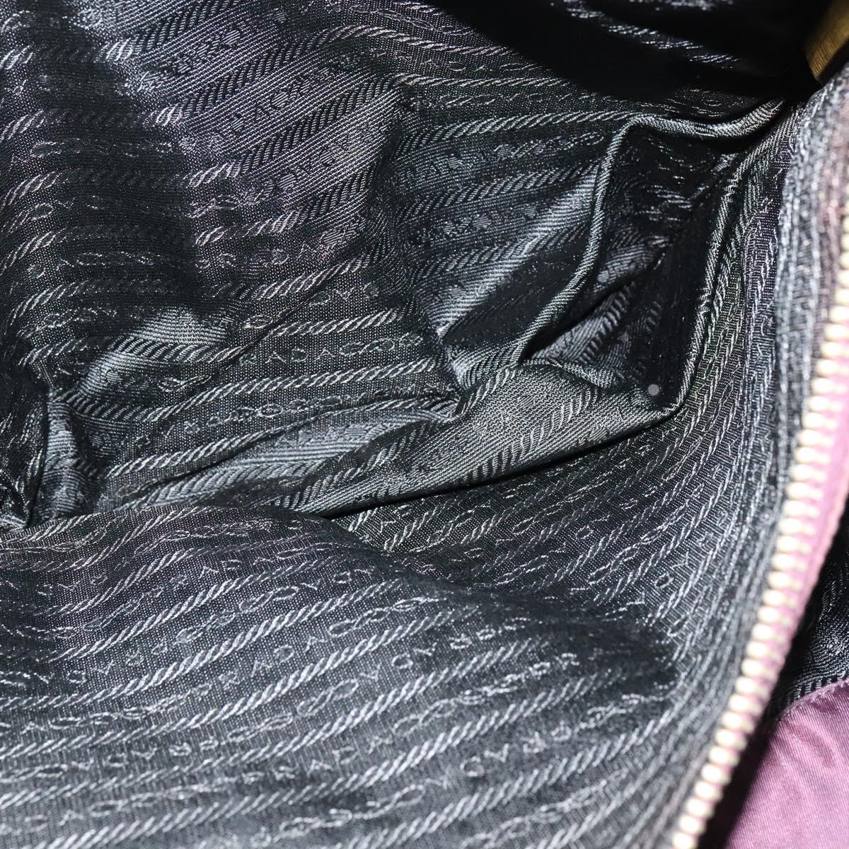 Prada Tessuto Purple Nylon Shoulder Bag (Pre-Owned)