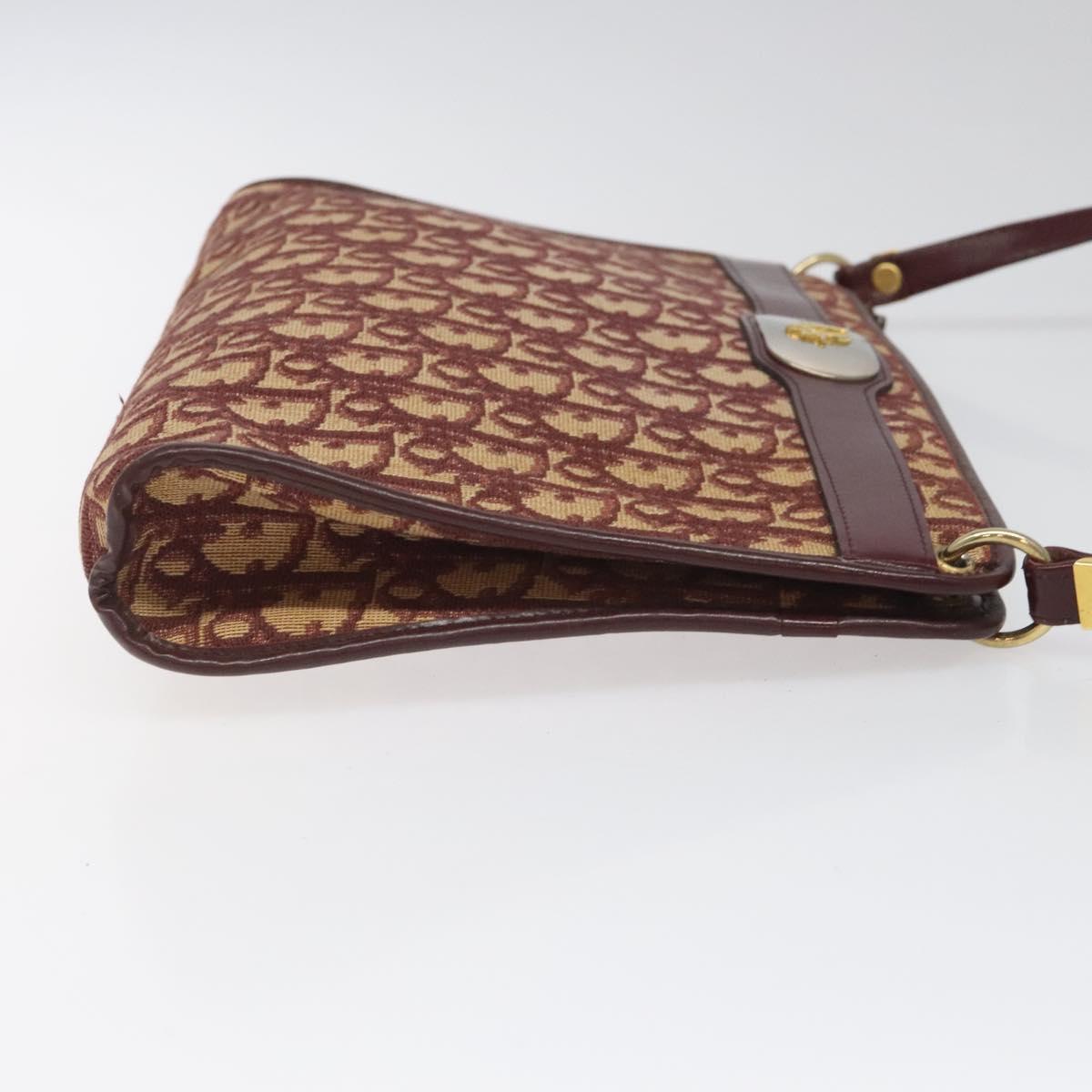 Dior Trotter Red Canvas Shoulder Bag (Pre-Owned)