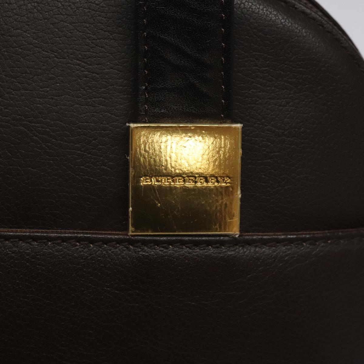 Burberry Brown Leather Handbag (Pre-Owned)