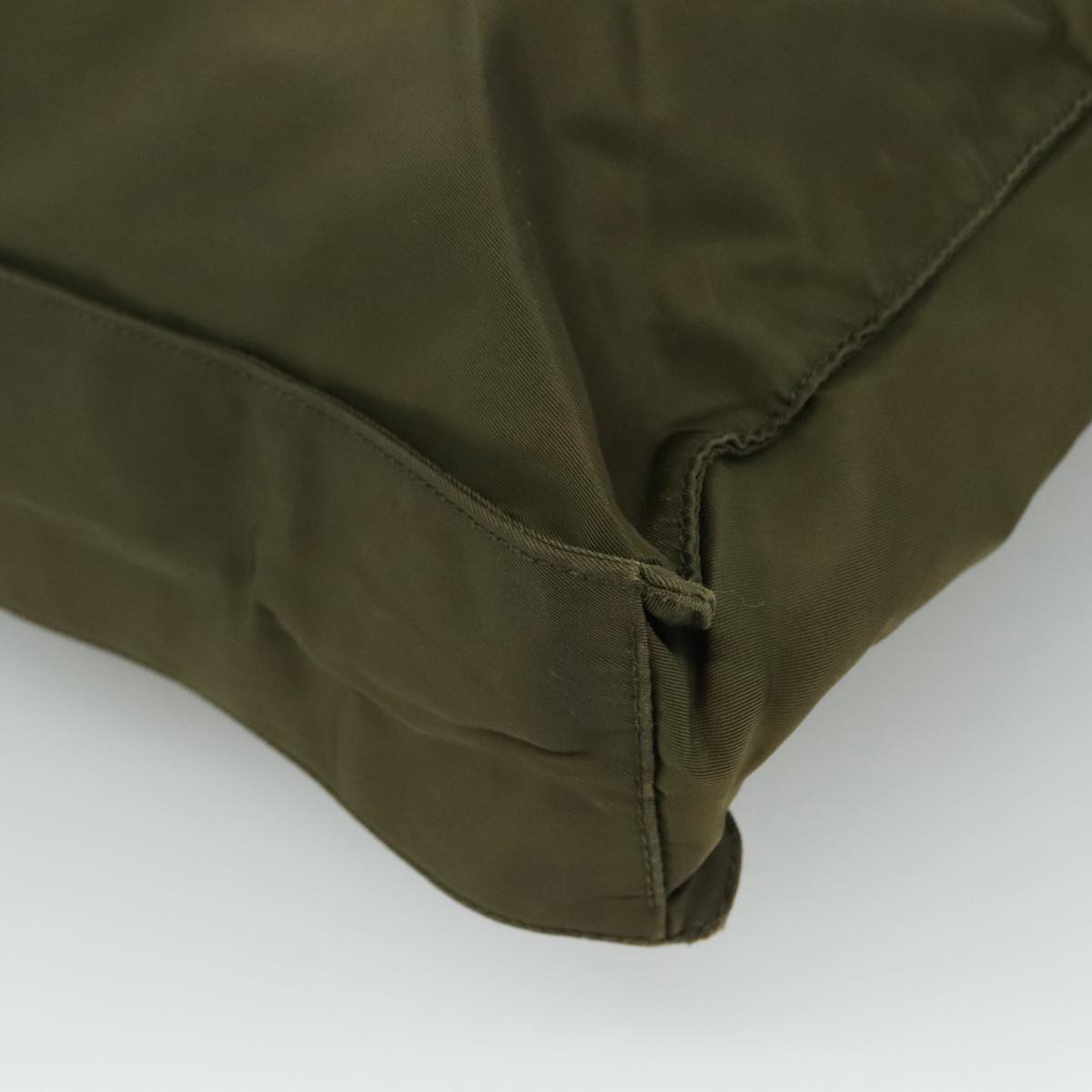 Prada Re-Nylon Khaki Synthetic Tote Bag (Pre-Owned)