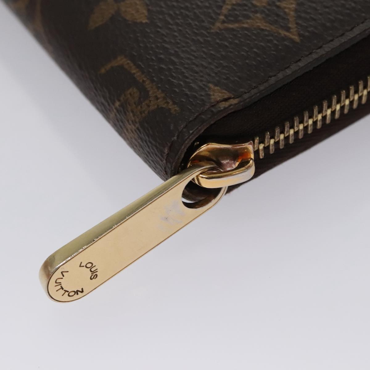 Louis Vuitton Zippy Wallet Brown Canvas Wallet (Pre-Owned)