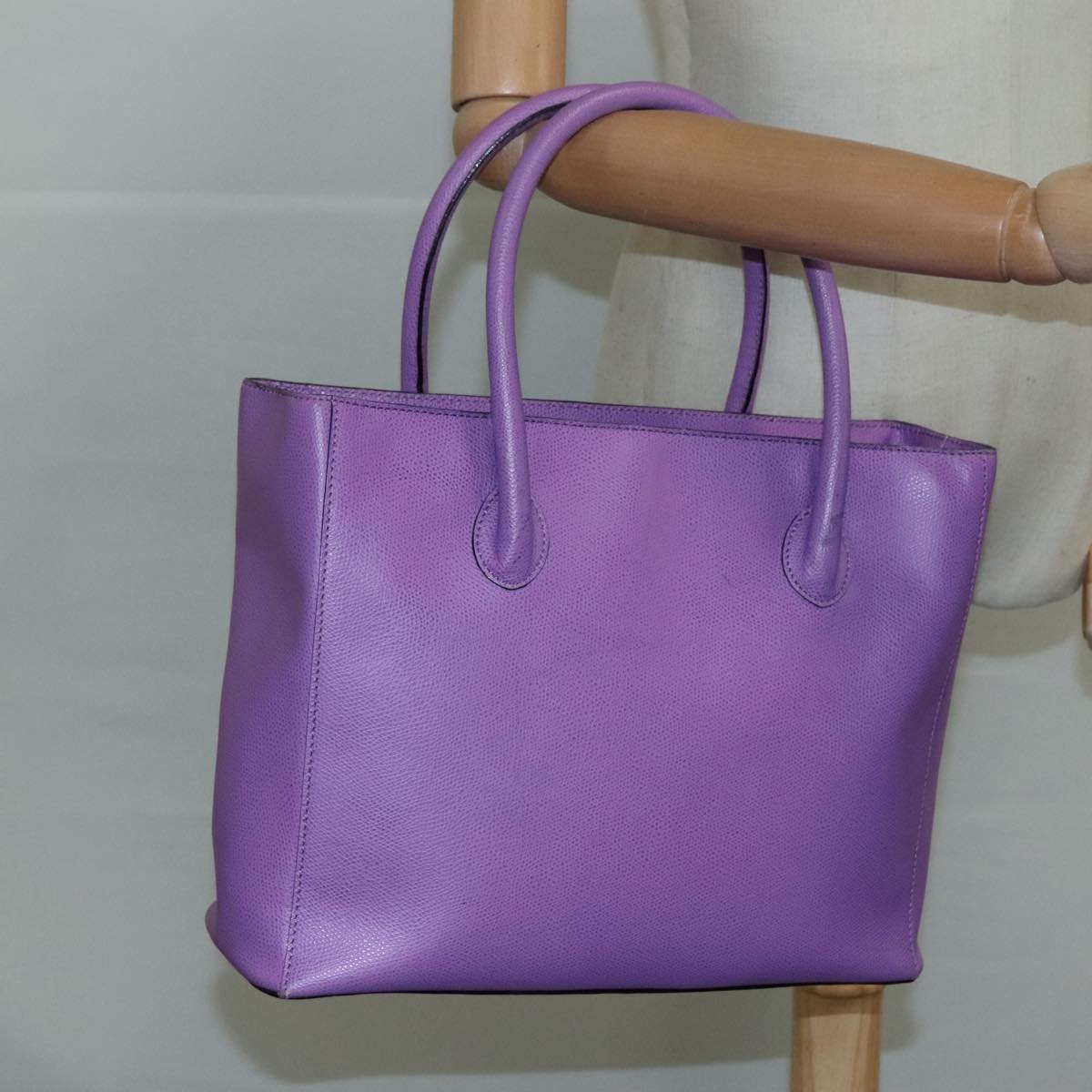 Céline Purple Leather Tote Bag (Pre-Owned)