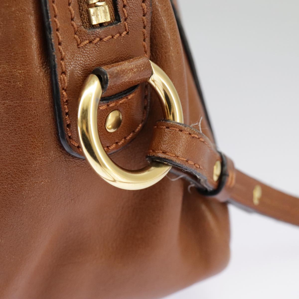 Chloé Indy Brown Leather Shoulder Bag (Pre-Owned)
