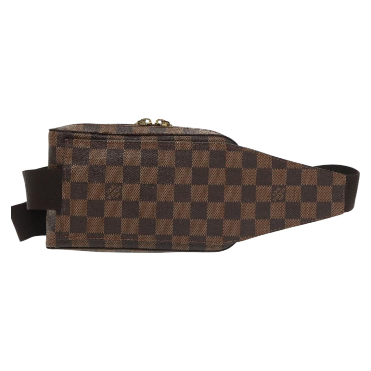 Louis Vuitton Geronimos Brown Canvas Shoulder Bag (Pre-Owned)