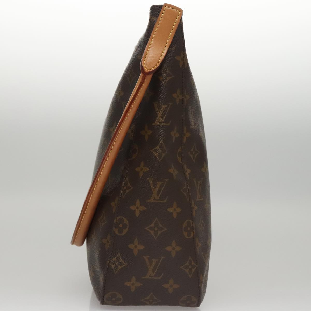 Louis Vuitton Looping Gm Brown Canvas Shoulder Bag (Pre-Owned)