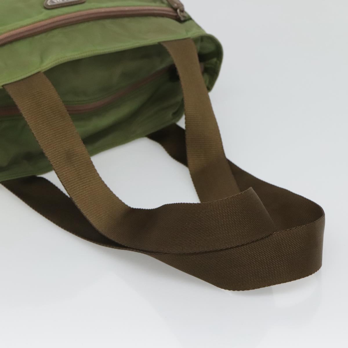 Prada Re-Nylon Khaki Nylon Shoulder Bag (Pre-Owned)